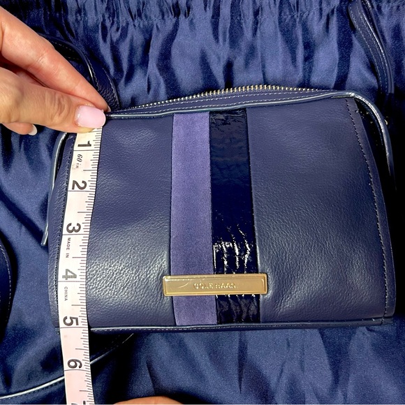 NEW Cole Haan Mini Crossbody Bag- Navy (leather and suede)- Amazing condition! - Picture 4 of 8